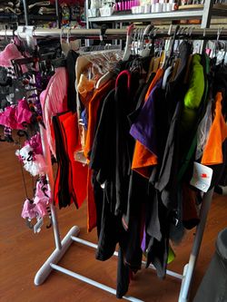 Halloween costumes and decor