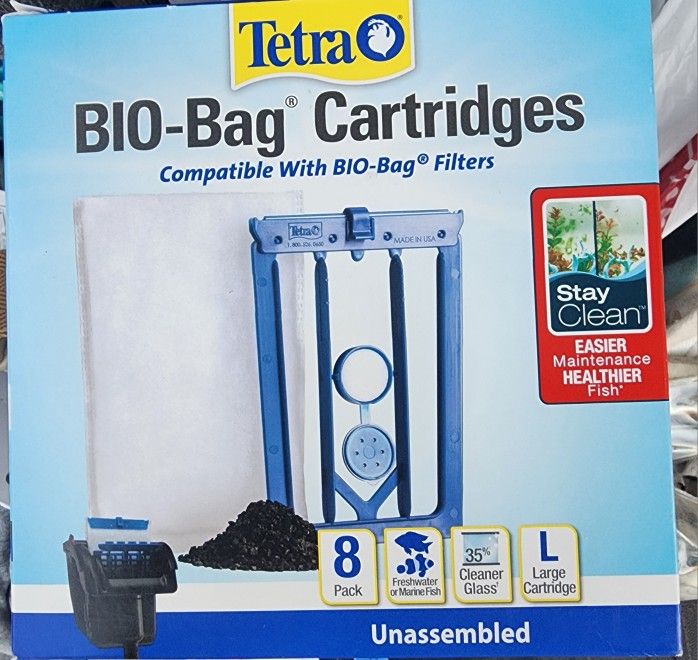 Whisper® Bio-Bag® Cartridges with Stay Clean™ Technology