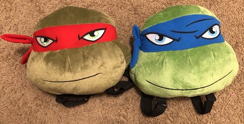 New! Teenage Mutant Ninja Turtles Plush Backpacks