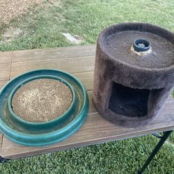 Cat Tower And Cat Toy