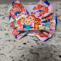 Coco melon custom made bow