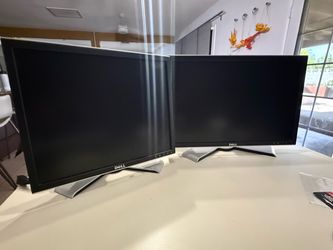 Two (2) Dell LCD Computer Monitors (19”, 22”)
