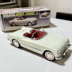 Vintage-style Friction Toy Car (1953 Chevrolet Corvette)