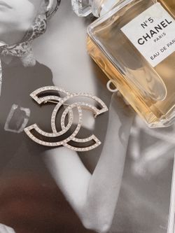 New Designer Brooch, Rhinestones 