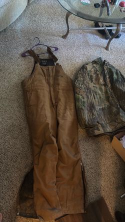 Fishing waiters and camo coat