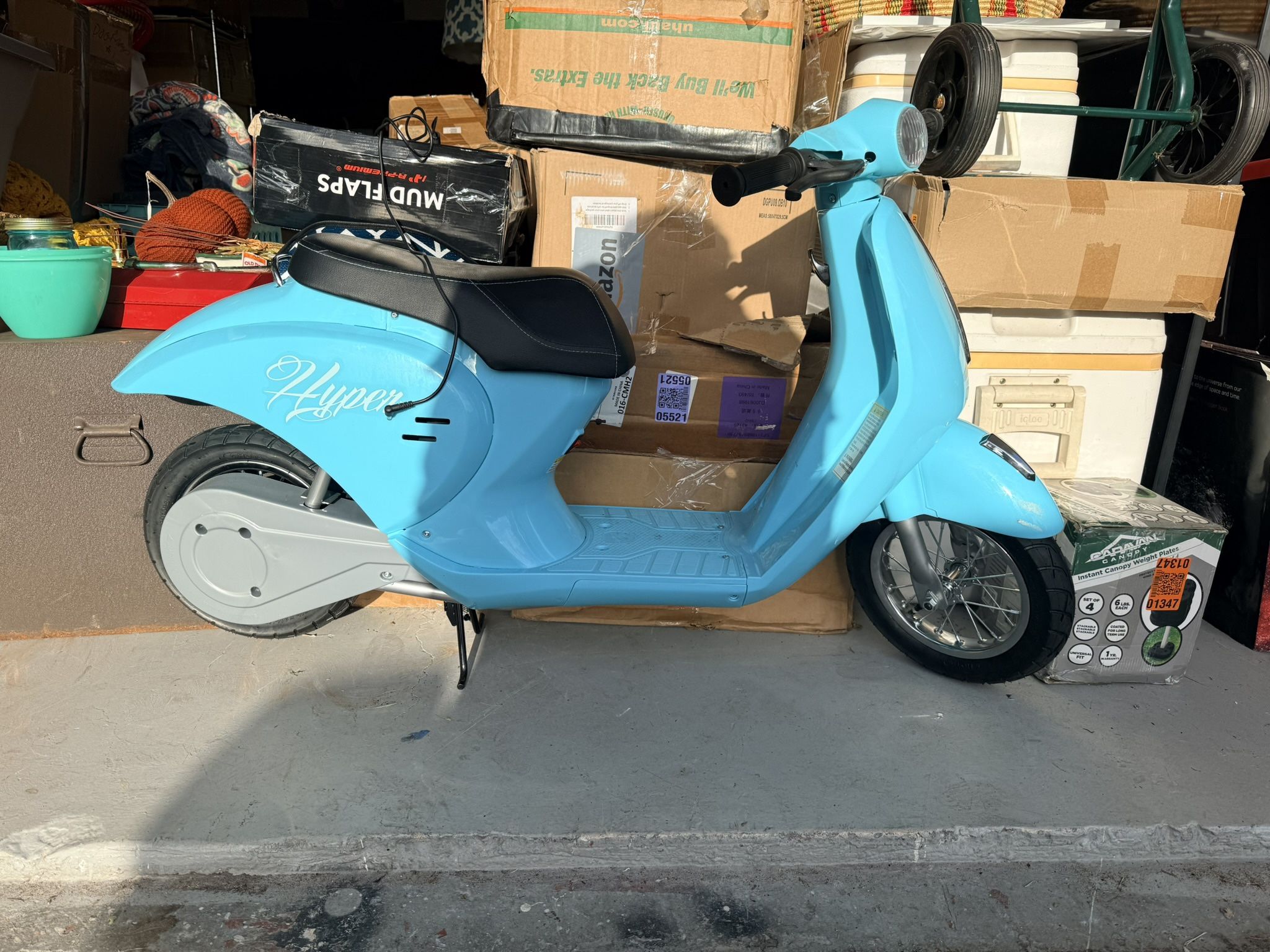 ๐ด 24V Kids Electric Scooter โ Great Shape! ๐ด Vespa Style