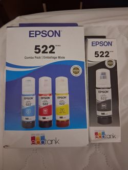 Epson ink 522 brand new