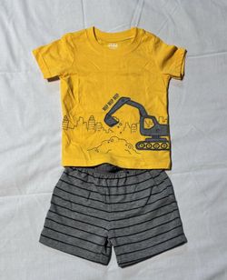 Carters Construction Outfit, Boys Size 2T 