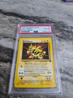 PSA 10 Pokemon Electabuzz 2/102 MOVIE PROMO GAME 1999