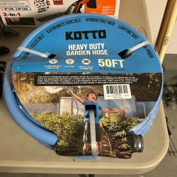Garden Hose - With Adjustable Spray Nozzle- Brand New