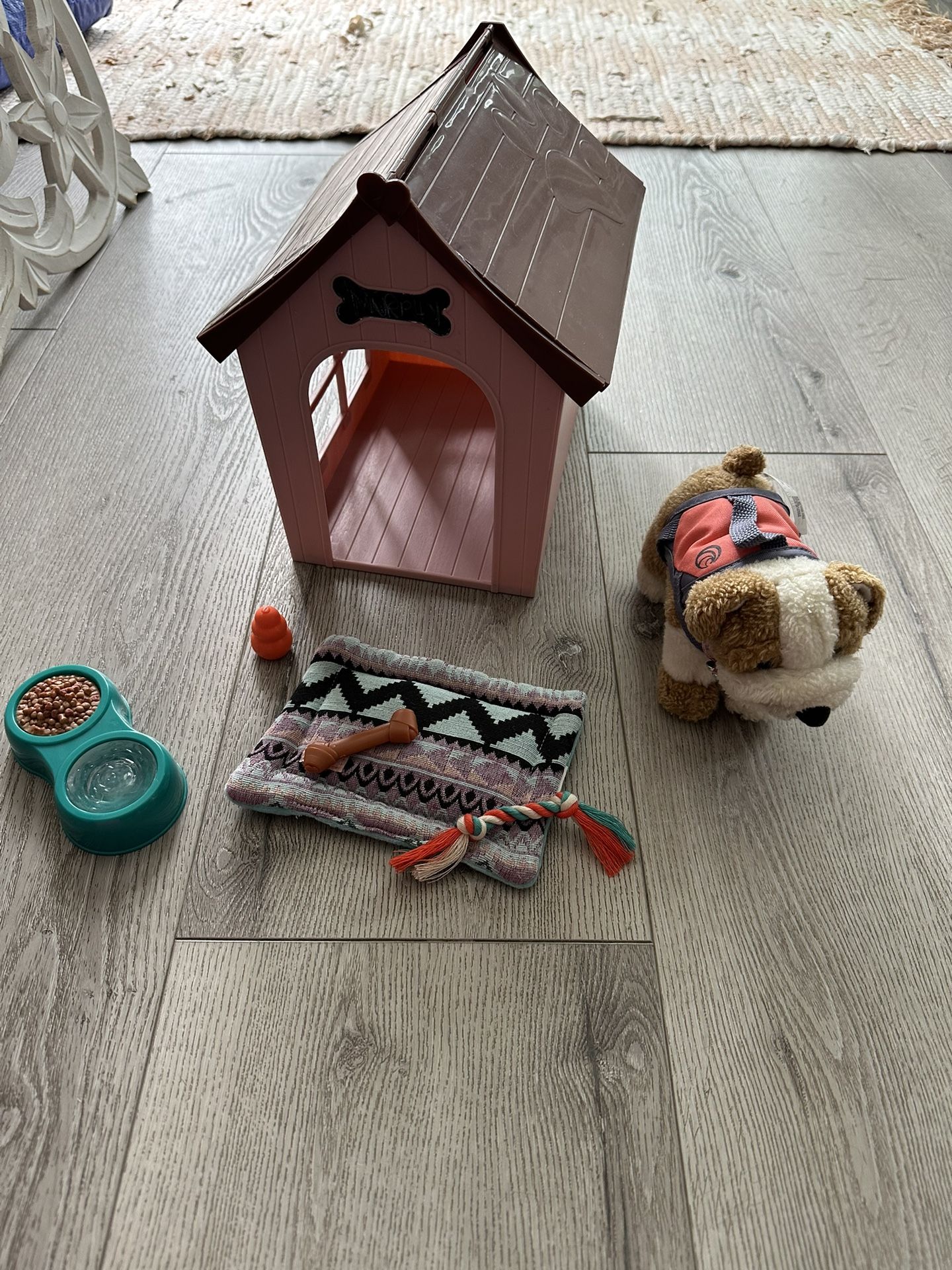 American Girl Doll Dog And Dog House