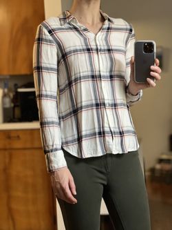 Women’s Plaid Shirt, Size XS