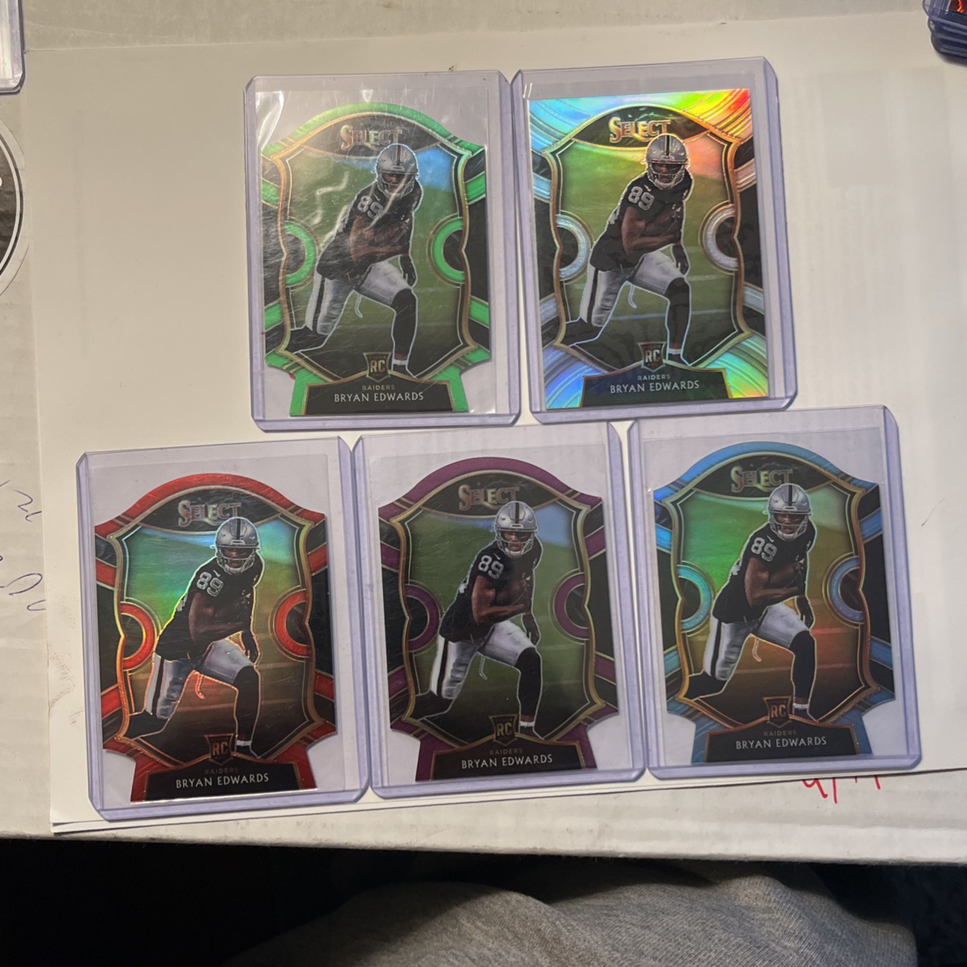 Bryan Edwards Select Concourse Rookie Lot