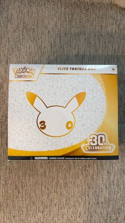 30th Elite Trainer Box- New, Sealed - In hand