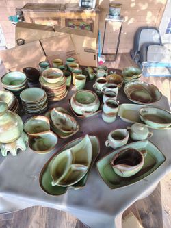 Frankoma Prairie Green Dinnerware