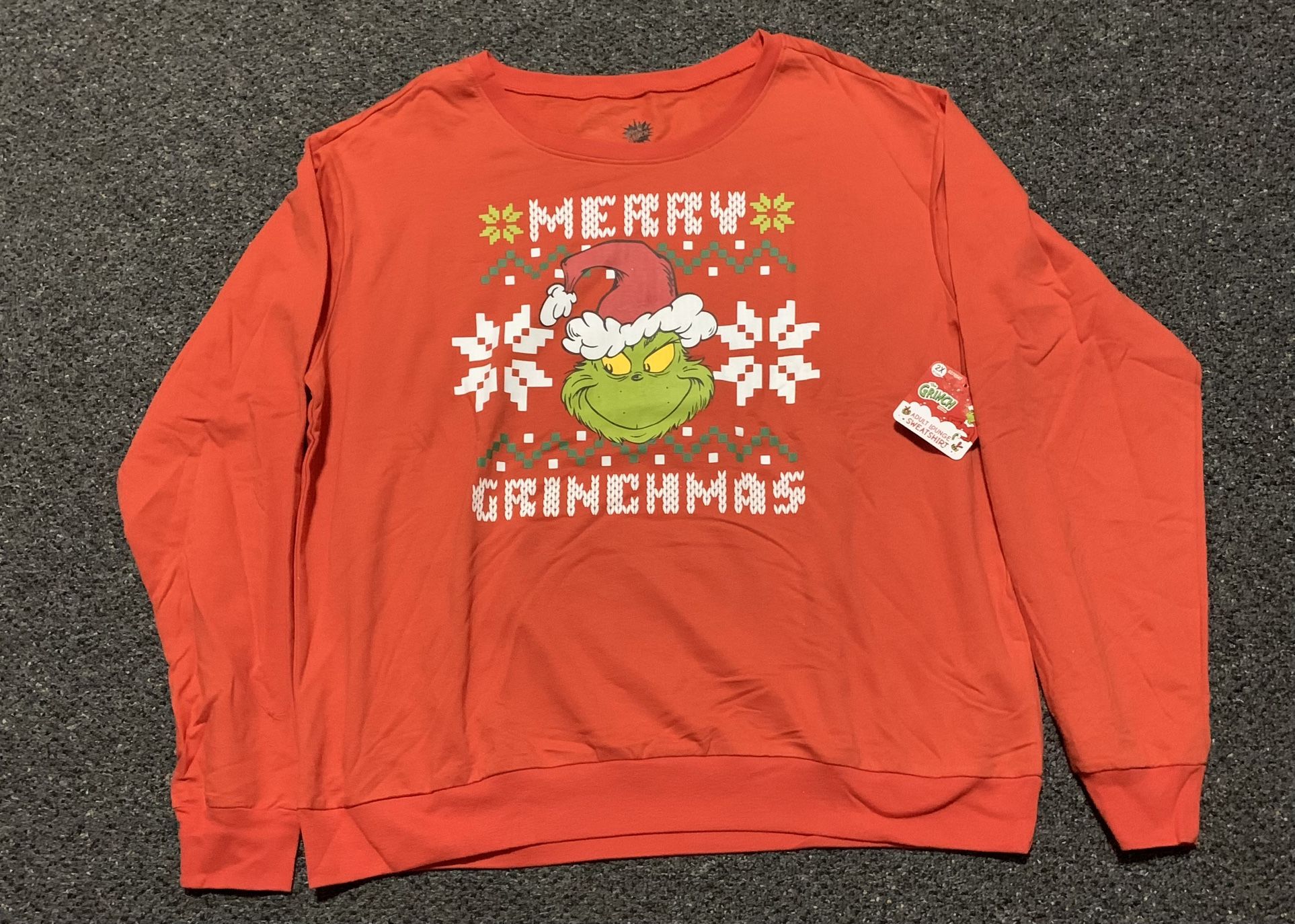 New the Grinch womens Christmas sweatshirt - Sizes Available - XL Large medium or small