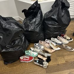 3 Large Bags Of Clothes 1 Large Bag Of Shoes 