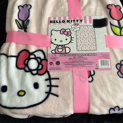 Hello Kitty TWIN Tulip Blanket $40