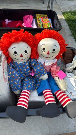 Raggedy Ann and Andy Dolls Set
