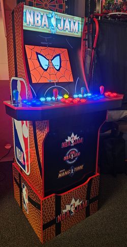 NBA Jam Arcade1up Cabinet With Over 15,000 Video Games