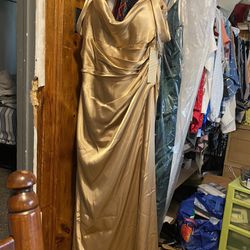 Golden David Bridal Bridesmaid Dress Size 14