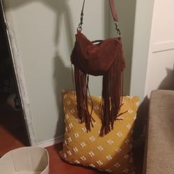 Beautiful Johnny Was Fringe Boho Bag