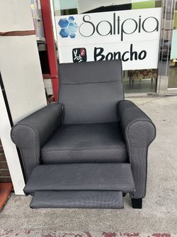 IKEA MUREN recliner in the Remmarn dark gray fabric