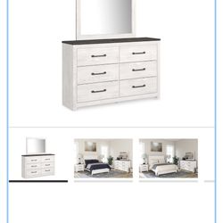 drawer and mirror