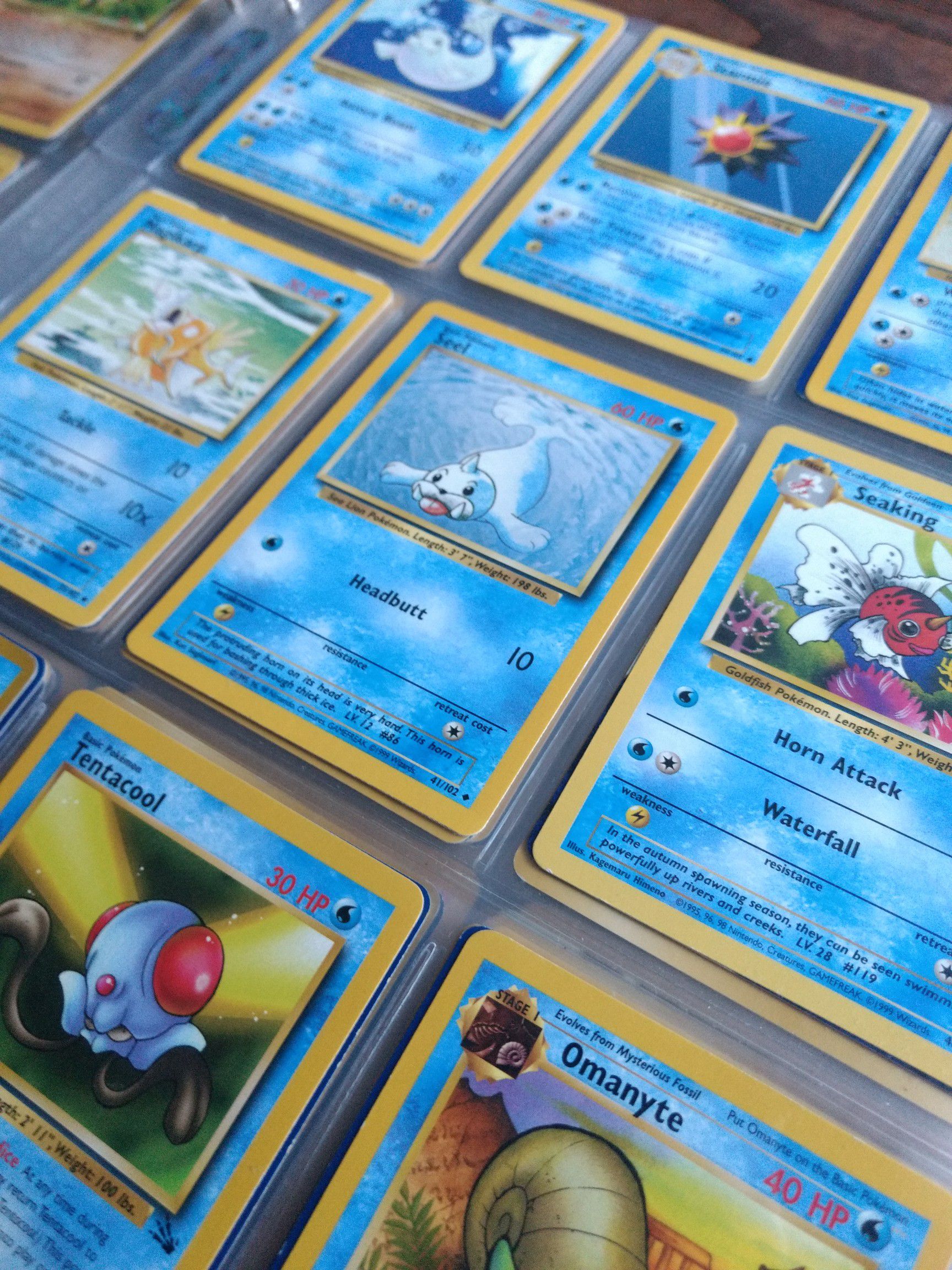 Approximately 130 Pokemon cards
