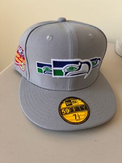Seattle Seahawks x John Geiger misplaced fitted hat sz 7 1/2