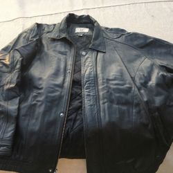 Leather lined jacket 3X