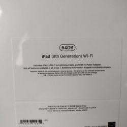 Apple I Pad Gray 9th Generation 