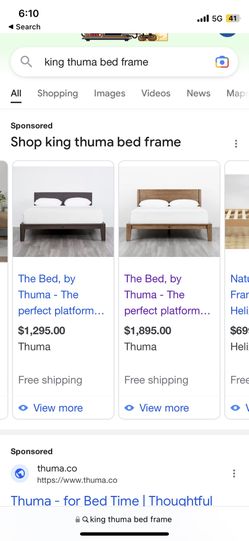 King Walnut/Natural/Espresso Bedframe 