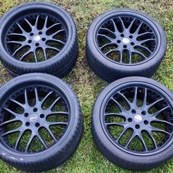 Mrr Gt7 Wheels 20" Inch 19" Staggered Lexus Toyota Nissan  Suzuki 
