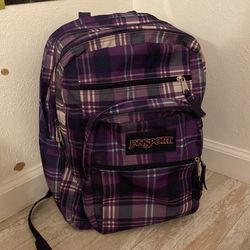 Big Purple Jansport Backpack