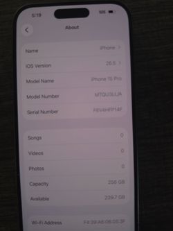 Apple iPhone 15 Pro 256 GB