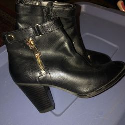 Apt 9 Kohls Apfetablack Womens Ankle Boots Sz 8 1/2 M