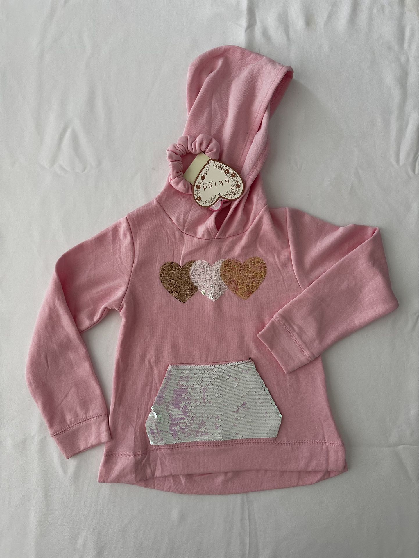 Little Girls Pink Hoodie