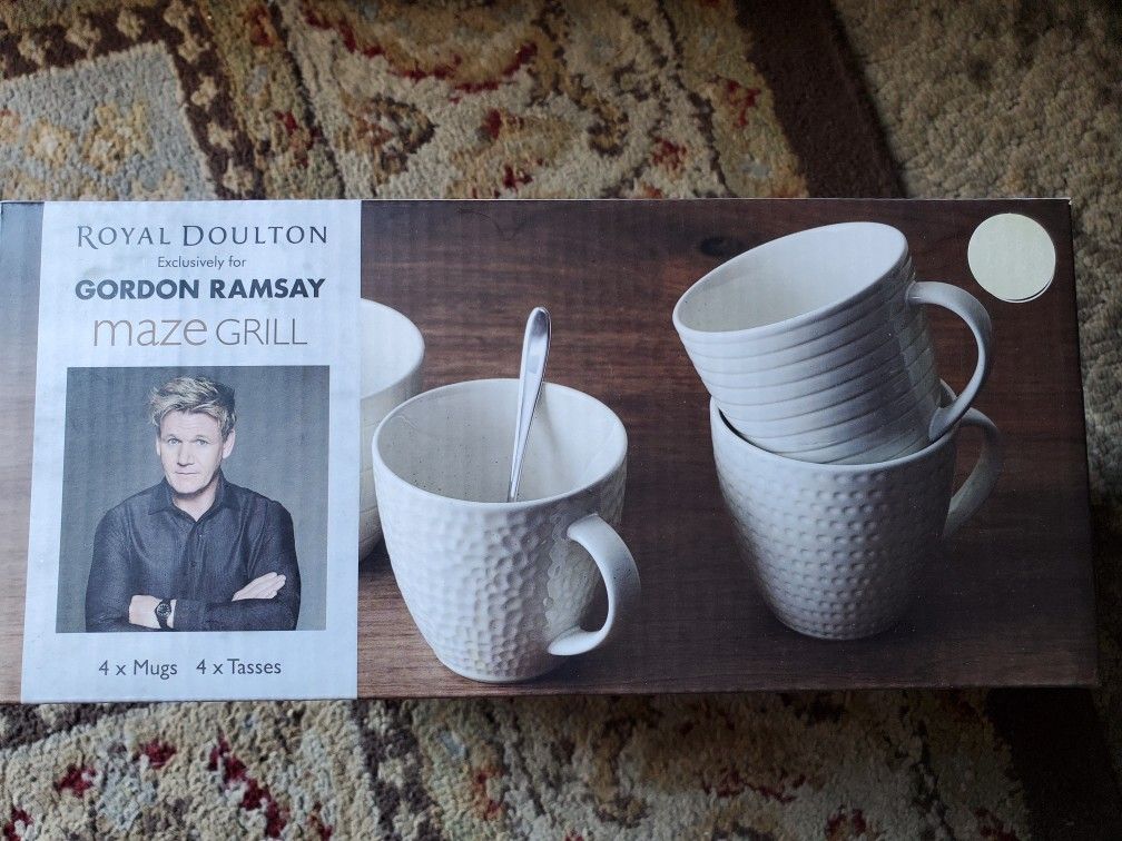 New Gordon Ramsay Mugs Set