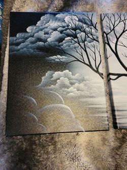 Painted canvas