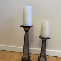 Hobby Lobby Candle Holders 10”/14”