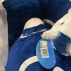 Indianapolis Colts NFL Mascot BLUE - Pillow Pets Toy 18" Stuffed Animal