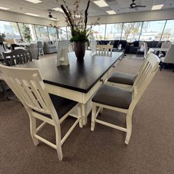 6 Pc Dining Table 