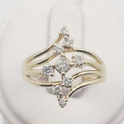 14k Gold 0.56ctw Diamond Ring