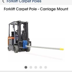 Fork Lift Carpet Pole