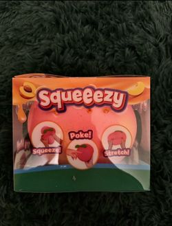 Sunny Days Peach Squeezy Toy