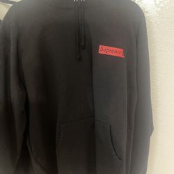 Brand new Authentic Supreme Patches Large hooded sweatshirt