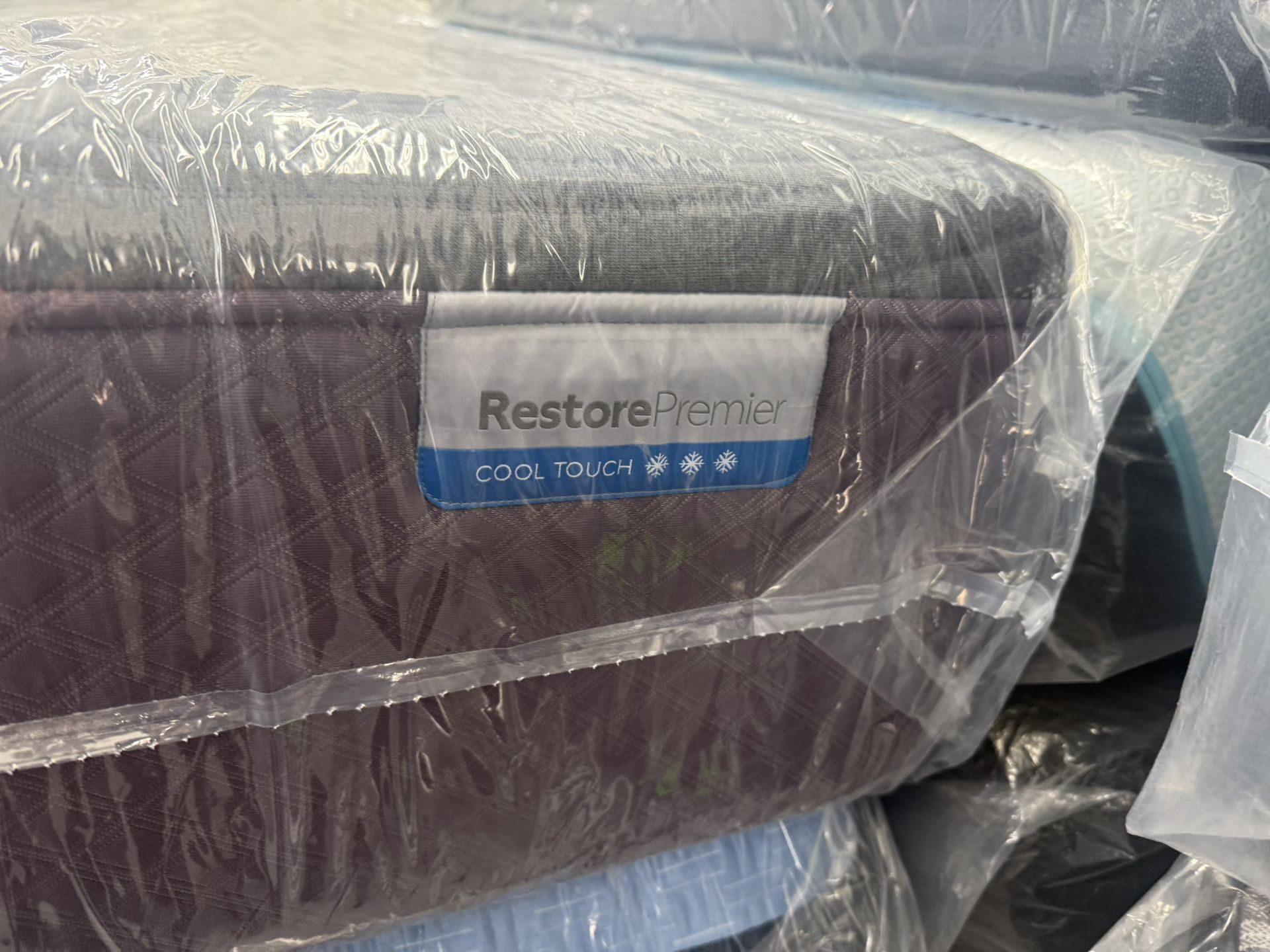 TWIN XL PURPLE RESTORE PREMIER MATTRESS & BOX SPRING BED SET