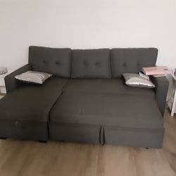 Grey Sectional Sofa Bed
