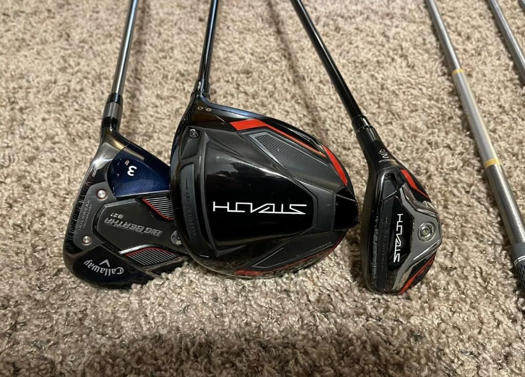 Taylormade P790 Black iron set (4-P) Milled Grind 2 Wedges, Stealth Driver..